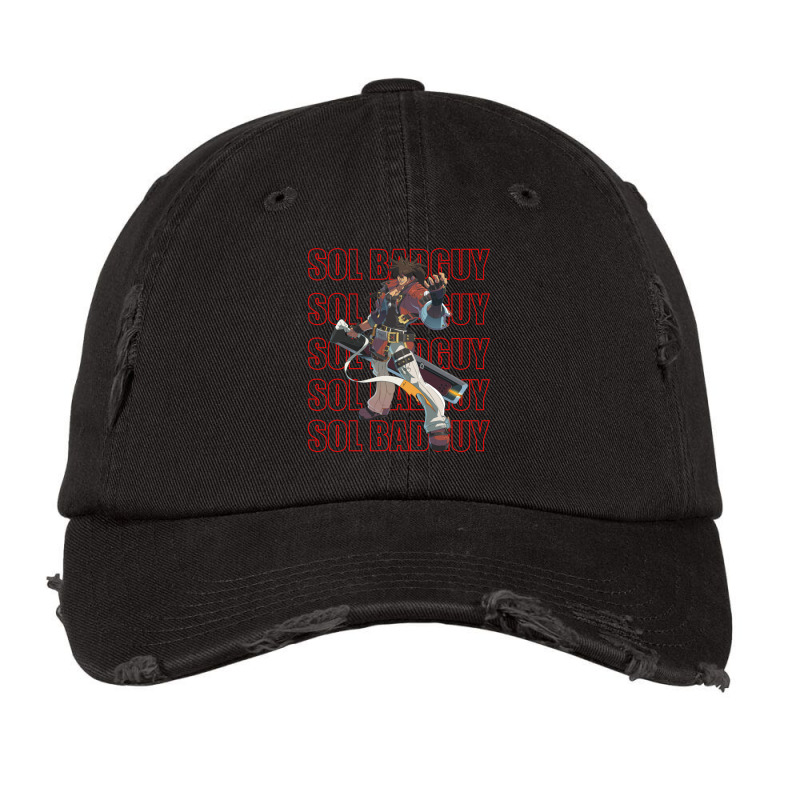 Guilty Gear Strive Sol Badguy Vintage Cap by cm-arts | Artistshot