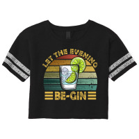 Let The Evening Be Gin Gin Juniper Vintage Tonic Pullover Hoodie Scorecard Crop Tee | Artistshot