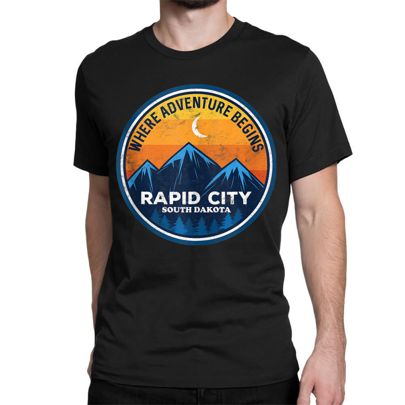 Rapid City South Dakota Where Adventure Begins Tank Top Classic T-shirt by cm-arts | Artistshot