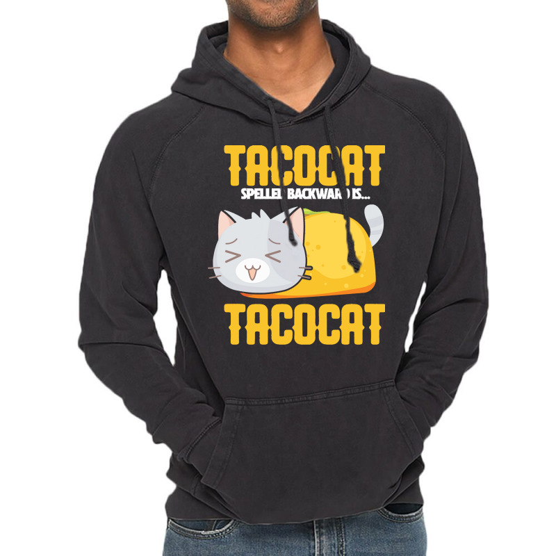 Tacocat T  Shirt Tacocat Design For A Mexican Food Fan And Joke Lovers Vintage Hoodie | Artistshot