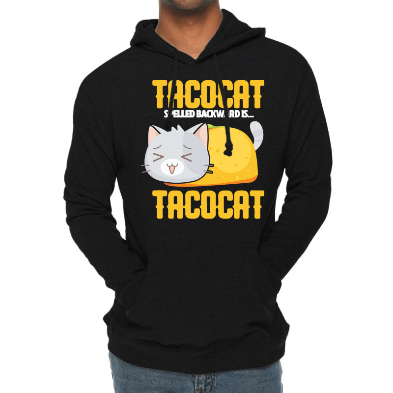 Tacocat T  Shirt Tacocat Design For A Mexican Food Fan And Joke Lovers Lightweight Hoodie | Artistshot