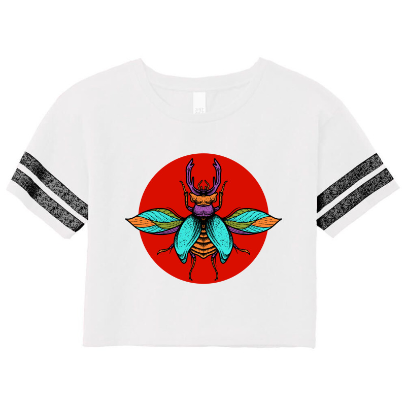 Wild Insect 6 Scorecard Crop Tee | Artistshot