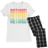 Retired Unstressed Refreshed Inspired Retirement Gift T Shirt Women's Pajamas Set | Artistshot