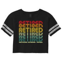 Retired Unstressed Refreshed Inspired Retirement Gift T Shirt Scorecard Crop Tee | Artistshot