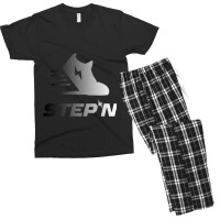 Stepn Black And White, Run Win Men's T-shirt Pajama Set | Artistshot