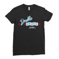 Double Deuces Roadhouse T Shirt Ladies Fitted T-shirt | Artistshot