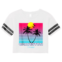 Galveston Texas Tx Retro Tank Top Scorecard Crop Tee | Artistshot