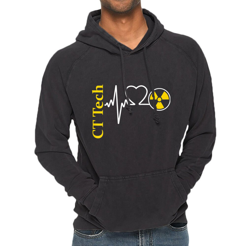 Radiology Ct Tech Nuclear Radiation Heartbeat Ekg Pulse Love Raglan Ba Vintage Hoodie by cm-arts | Artistshot