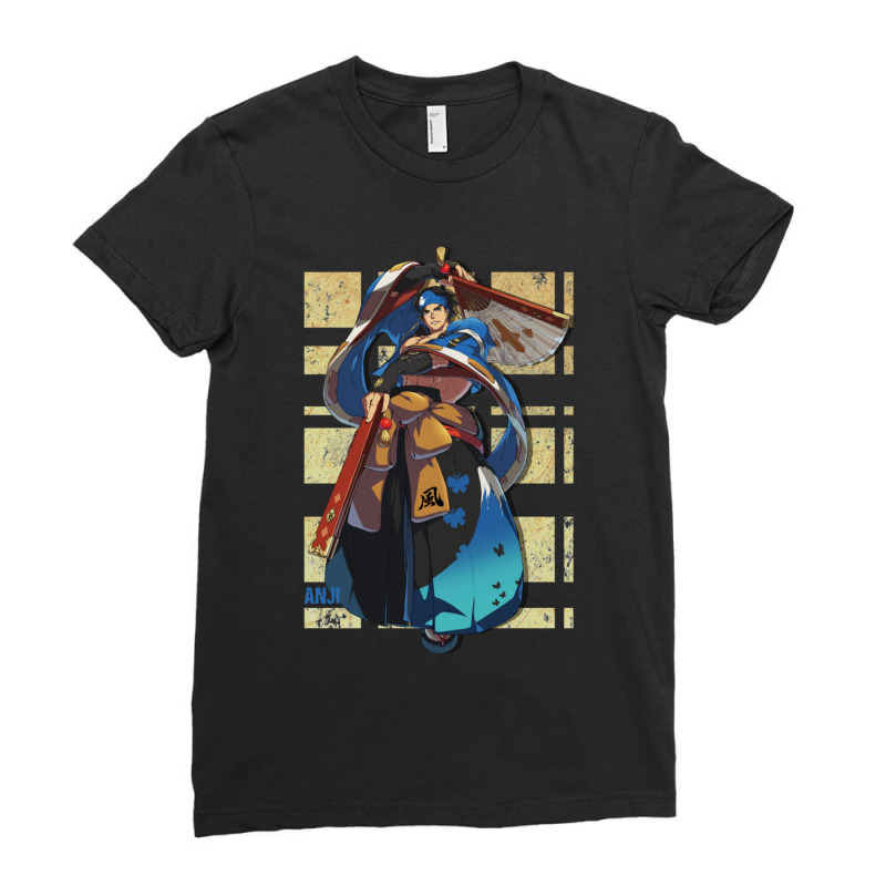 Guilty Gear Strive Anji Ladies Fitted T-Shirt by cm-arts | Artistshot