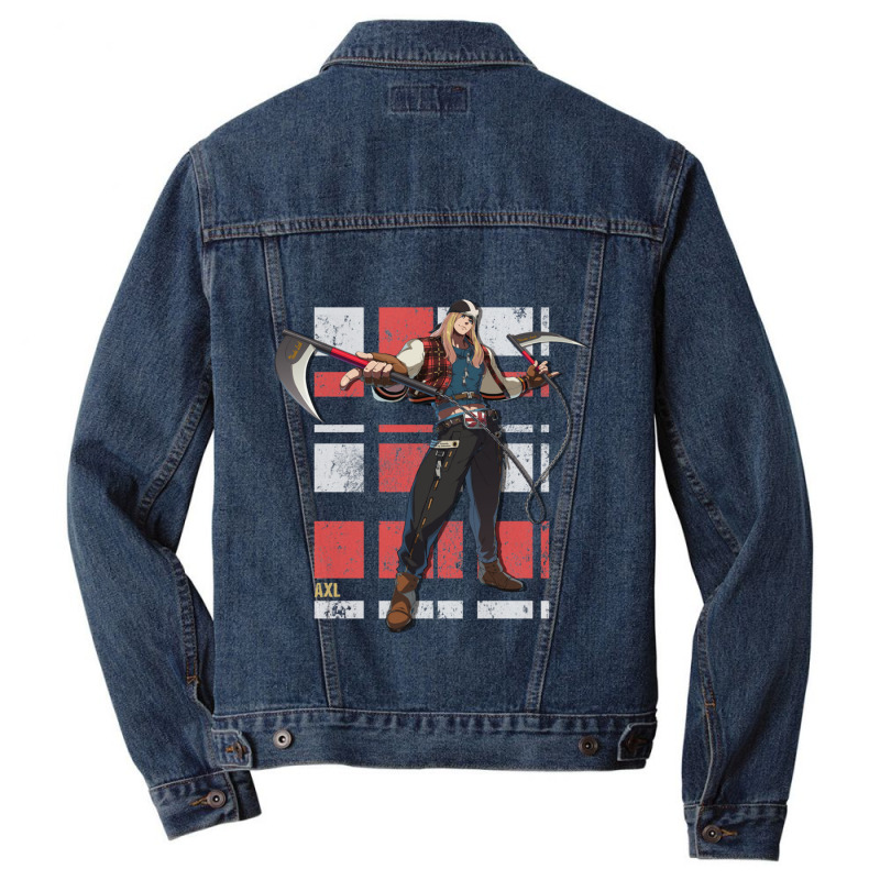 Guilty Gear Strive Axl Men Denim Jacket by cm-arts | Artistshot