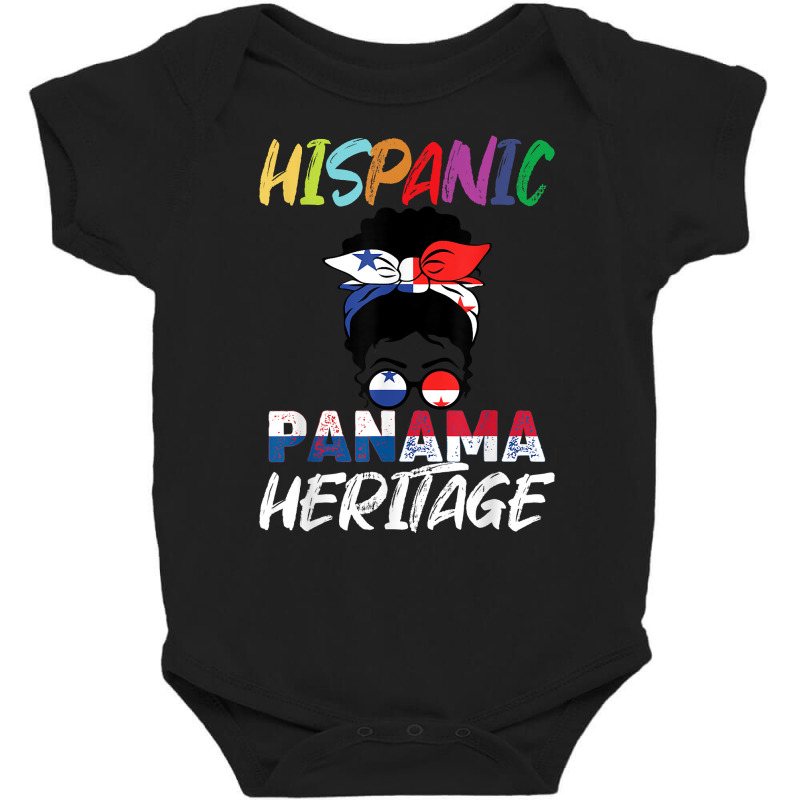 National Hispanic Heritage Month Latino Panama Flag T Shirt Baby Bodysuit by cm-arts | Artistshot