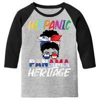 National Hispanic Heritage Month Latino Panama Flag T Shirt Youth 3/4 Sleeve | Artistshot