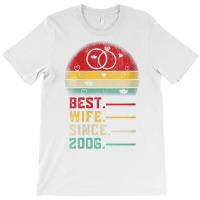 Womens Best Wife Since 2006 Wedding Graphic Her 16th Anniversary V Nec T-shirt | Artistshot