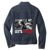 Monochrome Goldlewis Dickinson Guilty Gear Strive Lets Rock Ladies Denim Jacket | Artistshot