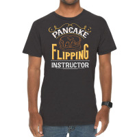 Pancake Flipping Instructor, Pancake Dad Pullover Hoodie Vintage T-shirt | Artistshot