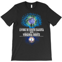 South Dakota Home Virginia Roots State Tree Flag Gift Tank Top T-shirt | Artistshot