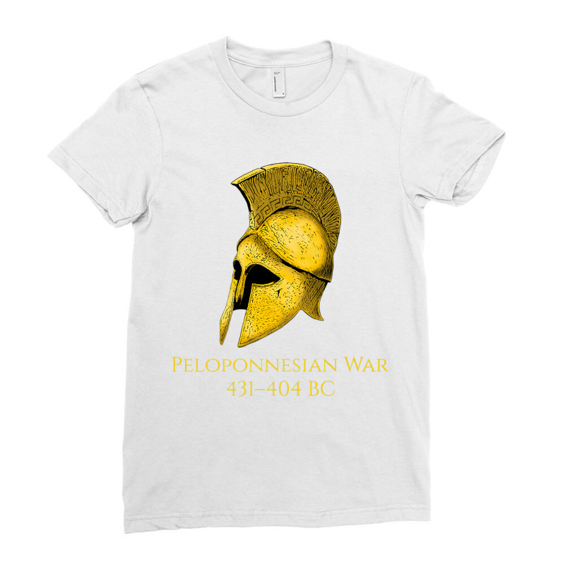 Peloponnesian War   Ancient Greek Military History Premium T Shirt Ladies Fitted T-Shirt by cm-arts | Artistshot