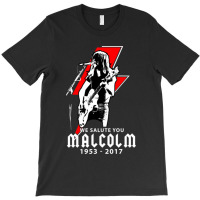 Malcolm Young Malcolm Young  We Salute You T-shirt | Artistshot