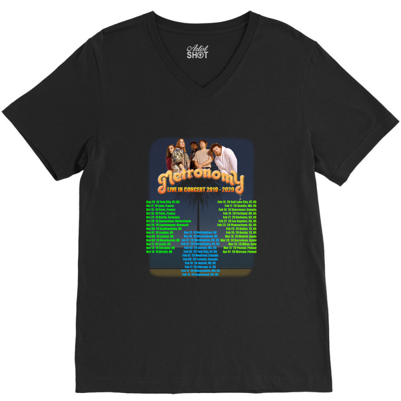 Metronomy Tour 2019 2020 Back V-Neck Tee by cetuakiop880816rk | Artistshot