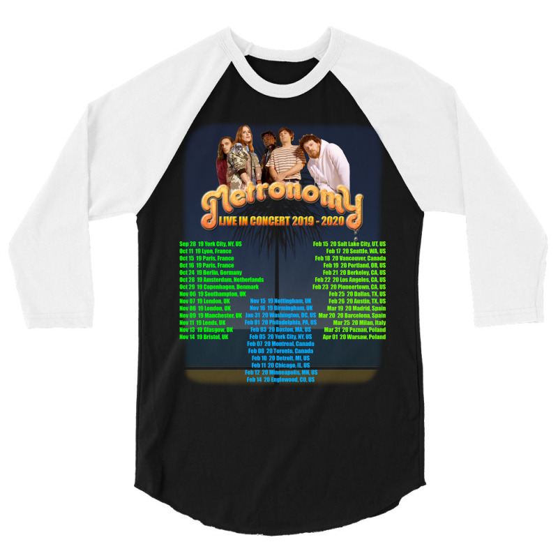 Metronomy Tour 2019 2020 Back 3/4 Sleeve Shirt by cetuakiop880816rk | Artistshot