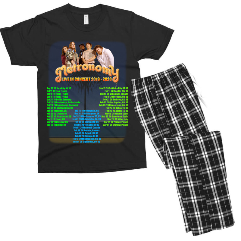 Metronomy Tour 2019 2020 Back Men's T-shirt Pajama Set by cetuakiop880816rk | Artistshot