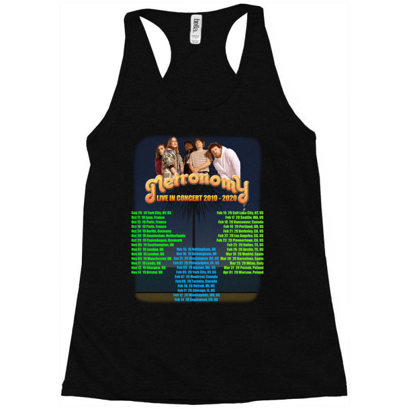 Metronomy Tour 2019 2020 Back Racerback Tank by cetuakiop880816rk | Artistshot