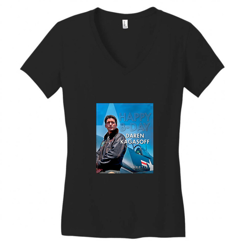 Devotion Movie Women's V-Neck T-Shirt by stevemcmanan | Artistshot