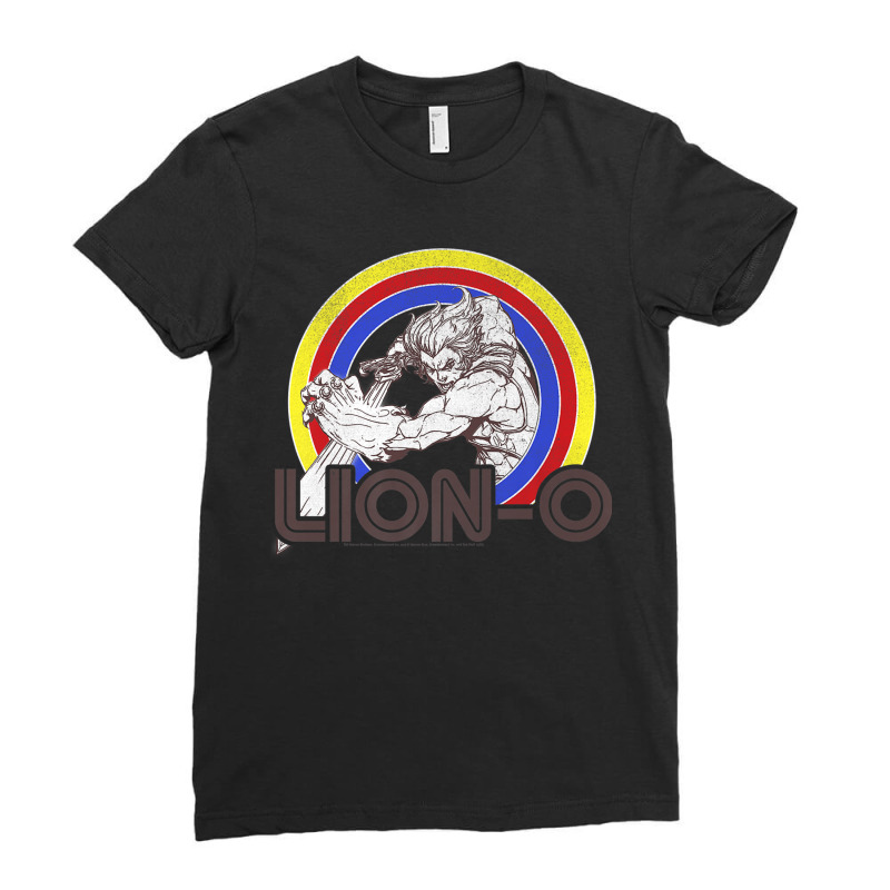 Thundercats Lion O Retro Rainbow Premium T Shirt Ladies Fitted T-Shirt by cm-arts | Artistshot