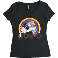 Thundercats Lion O Retro Rainbow Premium T Shirt Women's Triblend Scoop T-shirt | Artistshot