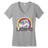 Thundercats Lion O Retro Rainbow Premium T Shirt Women's V-neck T-shirt | Artistshot