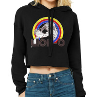 Thundercats Lion O Retro Rainbow Premium T Shirt Cropped Hoodie | Artistshot