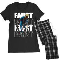 Faust Guilty Gear Strive (white Line) Women's Pajamas Set | Artistshot