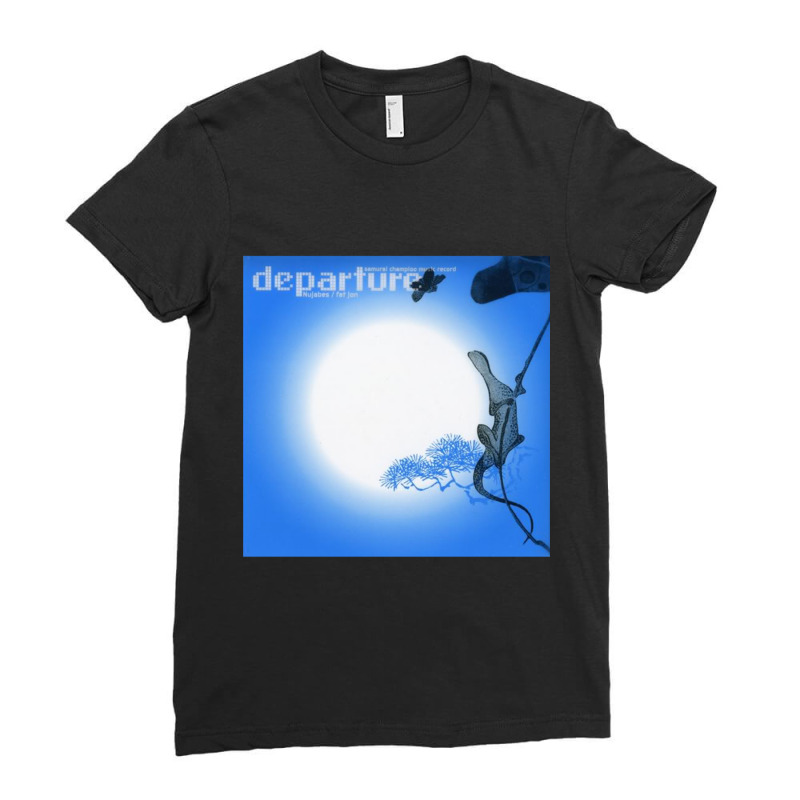 Nujabes And Fat Jon - Departure Ladies Fitted T-Shirt by cm-arts | Artistshot