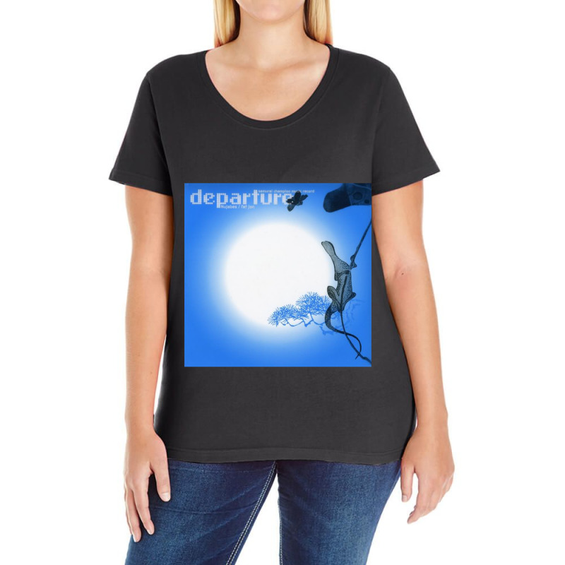 Nujabes And Fat Jon - Departure Ladies Curvy T-Shirt by cm-arts | Artistshot