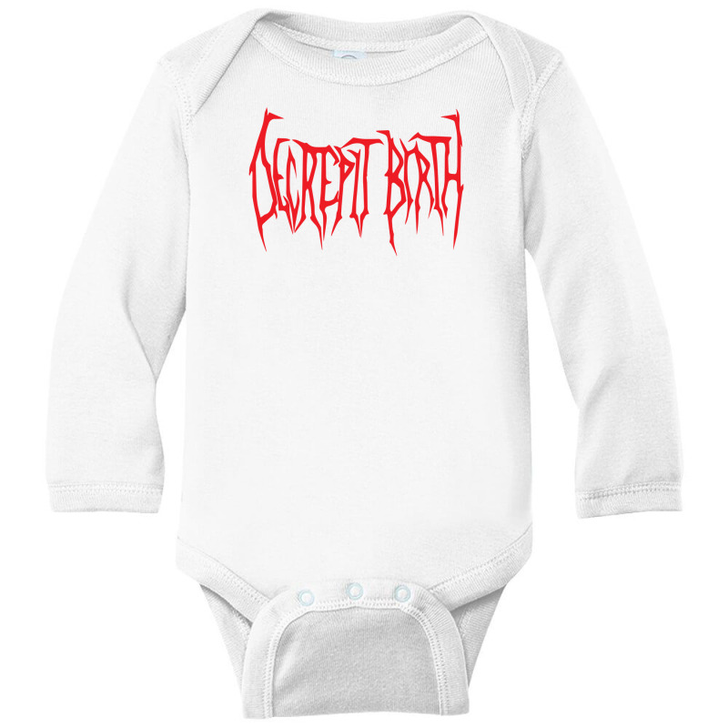 Decrepit Birth Long Sleeve Baby Bodysuit by cm-arts | Artistshot