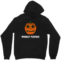 Halloween Meme Sarcasm Funny Morally Flexible Pumpkin Humor T Shirt Unisex Hoodie | Artistshot