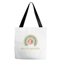 South Dakota Retro Cycling Mtb Tank Top Tote Bags | Artistshot