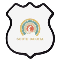 South Dakota Retro Cycling Mtb Tank Top Shield Patch | Artistshot