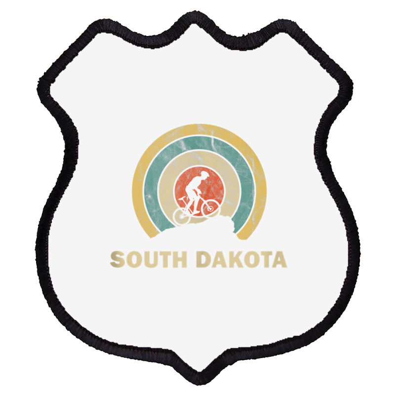 South Dakota Retro Cycling Mtb Tank Top Shield Patch | Artistshot