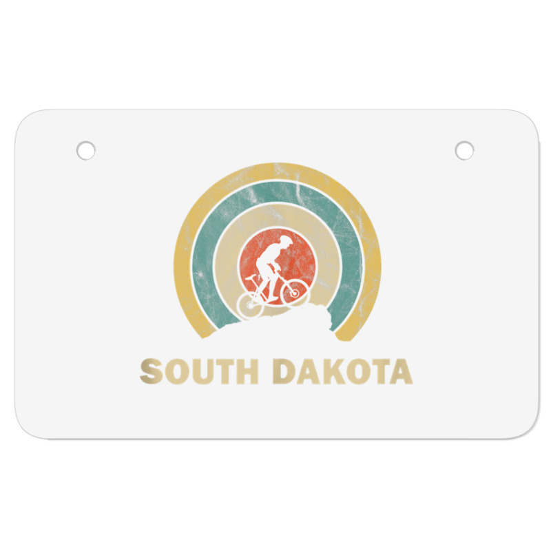 South Dakota Retro Cycling Mtb Tank Top Atv License Plate | Artistshot