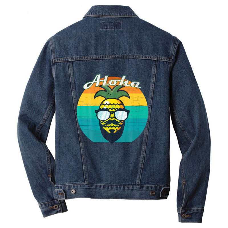 Aloha Hawaii Hawaiian Island Shirt Beard This Is My Hawaiian Men Denim Jacket by houltonbennjamin | Artistshot