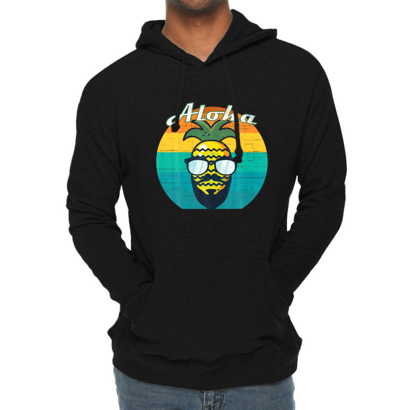 Aloha Hawaii Hawaiian Island Shirt Beard This Is My Hawaiian Lightweight Hoodie by houltonbennjamin | Artistshot