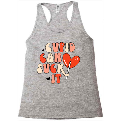 Cupid Can Suck It Racerback Tank Designed By Soragoi
