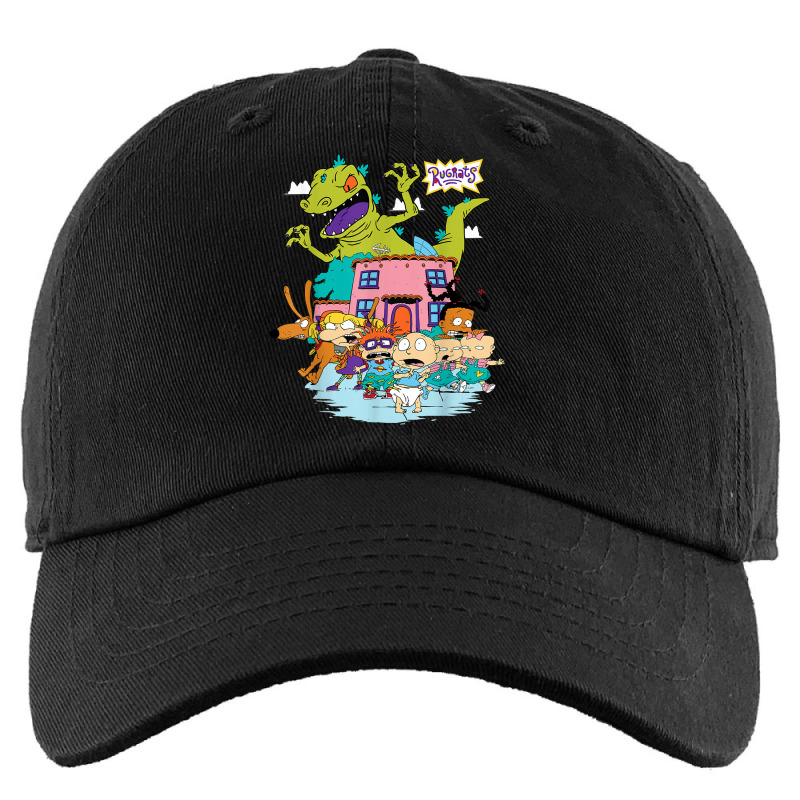 Rugrats Running Away From Reptar Kids Cap by MaraRojas | Artistshot