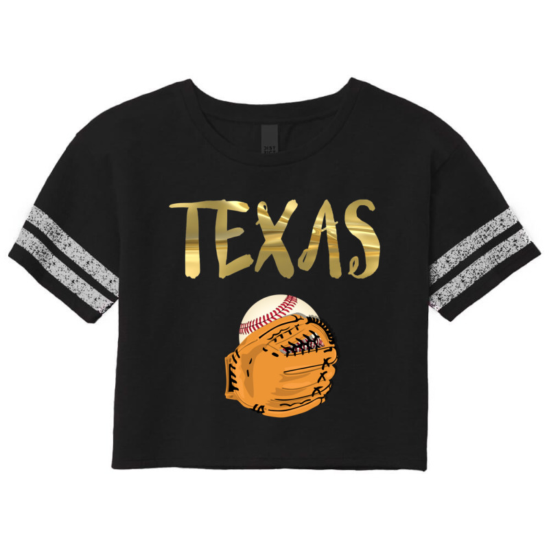 Texas Baseball Dress 2020 Original Ranger Font And Ball Long Sleeve T Scorecard Crop Tee by cm-arts | Artistshot