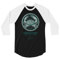 Jcombs Cedar Key, Fl, Stone Crab On Wind Rose Tank Top 3/4 Sleeve Shirt | Artistshot