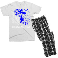 We Wear Blue For Chondromalacia Patella Awareness T Shirt Men's T-shirt Pajama Set | Artistshot