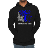 We Wear Blue For Chondromalacia Patella Awareness T Shirt Lightweight Hoodie | Artistshot