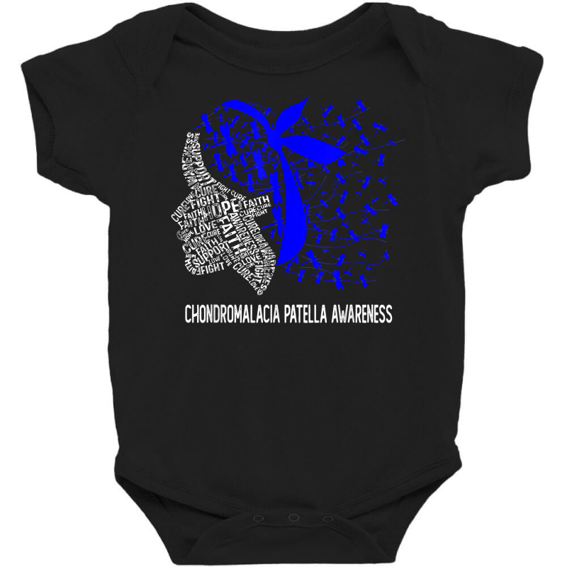 We Wear Blue For Chondromalacia Patella Awareness T Shirt Baby Bodysuit | Artistshot