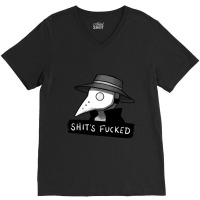 Plague Doctor Diagnosis V-neck Tee | Artistshot